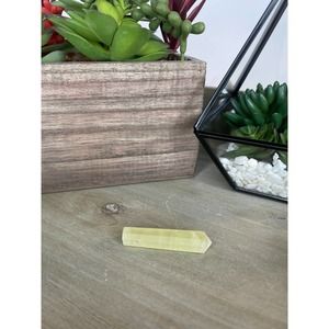 Lemon Calcite Mini Pencil Point Tower Crystal Wand